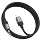 Кабель Hoco UPA32A Clever Lightning/3.5mm чорний 1.6м для цифрового аудіо високої якості - зображення 4