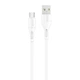 Кабель USAMS SJ502 Micro USB 1м Білий для заряджання та передачі даних - зображення 3