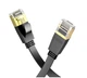 Кабель Hoco US07 чиста мідь плоский Ethernet RJ45 10м чорний - зображення 1