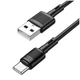 Кабель Hoco X83 Micro USB 2.4A Чорний 1м - зображення 9