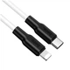 Кабель Hoco X21 Plus силиконовый PD для Lightning 1м черный с белым - изображение 1
