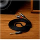 Кабель Hoco UPA10 RCA 3.5mm Пластикова оплетка Сірий 1.5м - зображення 10