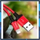 Кабель Hoco X14 Lightning 1м для iPhone красный и черный - изображение 8