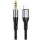 Кабель Hoco UPA22 силіконовий для Lightning та 3.5mm чорний - зображення 1