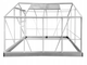 Теплица садовая из поликарбоната Bass Polska, алюминиевый каркас, 2,5×1,9×1,95 м - изображение 10