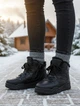 Ботинки женские No brand С384 зимние черные 36 23.5 см - изображение 1