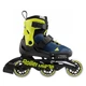 Ролики Rollerblade Microblade 3WD 33-36.5 Pacific Blue/Lime (1012-07221700-159-33-36.5) - изображение 2