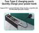 Прозрачный Корпус для PowerBank 8x18650 2х USB, 2x Type-C, PD 45W (65W зарядка) QC3.0 с LED VOOC T8 Черный - изображение 11