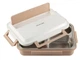 Ланч-бокс Kamille KM-2145 1 л з 4 відсіками з нерж. сталі рожево-білий - зображення 5