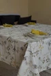 Водовідштовхуюча скатертина на стіл "Сріблястий сад" 110х180 - изображение 1