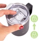 Термокухоль Kamille KM 2159 360 мл чорний soft-touch - зображення 5