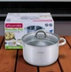 Кастрюля для фритюра Kamille KM-5625S 6,5 л с сеткой - изображение 1