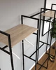 Гардеробный стеллаж в стиле лофт EcoLoft Рейлан DSP-1374-6 Дуб Сонома - изображение 2