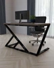 Письменный стол в стиле лофт EcoLoft Vector DSP-1385-4 Монтеверде - изображение 1