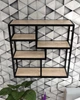 Настенная полка в стиле лофт EcoLoft Ортіна DSP-1381-6 Дуб Сонома - изображение 2