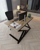 Письменный стол в стиле лофт EcoLoft Vector DSP-1385-1 Дуб Аппалачи - изображение 2