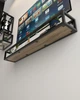 Настенная полка в стиле лофт EcoLoft Лінеарі DSP-1371-1 Дуб Аппалачи - изображение 2
