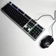 Комплект клавиатура и мышь Hoco GM18, проводная игровая клавиатура и мышь с RGB-подсветкой, мембранная клавиатура (Eng/Рус) и оптическая мышь для ПК, ноутбука, PS4/Xbox, проводной USB компьютерный набор для геймеров, GM-18 - изображение 3