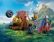 Zestaw zabawek Playmobil Knights Uzbrojeni rycerze herbu Lew 72115 (4008789721150) - obraz 3
