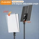 Студийная LED панель PLOKAMA LIVE-P24 для видео и фото, 2900–6900K, угол наклона 270°, черная - изображение 7