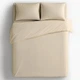 Простынь на резинке MBM HOME "Элегия" 160х200 см бежевая (BL-FS-23 BEIGE) - изображение 5