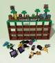 Тематическая Модульная Майнкрафт Полка Подставка для 28 фигурок Kinder Joy Minecraft 2026 / Стенд для полной коллекции - изображение 6