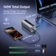 Повербанк 20000 mAh зі швидким заряджанням Baseus EnerGeek GR11 (145W, USB/Type-C). Gray - зображення 5