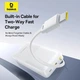 Павербанк на 20000 mAh 20W Bipow 2 Digital Display Power Bank (1USB/Type-C, 20W, PD). White - зображення 6