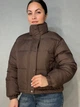 Куртка женская Fashions 87226 короткая демисезонная M коричневая - изображение 5