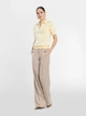 Поло жіноче 100% бавовна Arber Polo knit Zipper WD4 SS L жовтий (W09.32.26.623) - изображение 3