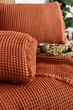 Вафельное покрывало Norah Copper 240x260см +2 наволочки 50x70см Saheser (2000003448517) - изображение 2