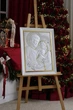 Срібна ікона Свята Родина (LE 4714 42 ORO DM 8330 BG) 36x47 см - зображення 2