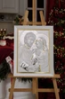 Срібна ікона Свята Родина (LE 4714 42 ORO DM 8330 BG) 36x47 см - зображення 4