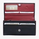 Женский кожаный кошелек Visconti CD21 Topaz Black Red — Натуральная кожа, RFID-защита, На ровную купюру, 18 см, Черно-красный - изображение 2