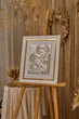 Ікона срібна Свята Родина (5001 ORO DM 8330 BI) 44x52 см - зображення 3