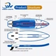 Сапборд RIDE WAVE 320 см RW2211012 — надувна дошка для САП серфінгу, sup board - зображення 4