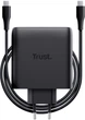 Зарядний пристрій мережевий Trust Maxo 100Вт, GaN, 2xUSB-C ,PD/PPS Black (25527) - зображення 1