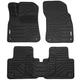 Коврики из экокожи BMW iX2 '24- Wave Style черные - изображение 2