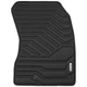 Коврики в салон Nissan Rogue T33 '21- из экокожи Geometric Design черные (комплект) - изображение 3