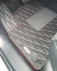 Коврики в салон Mitsubishi Outlander 4 '23- Olimp Design из экокожи черные с красной нитью (комплект) - изображение 13