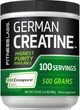 Добавка премиум-класса для роста мышечной массы Fitness Labs German Creatine Monohydrate Powder 500 г - изображение 1