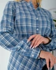 Жіноча сукня міді у клітинку з довгим рукавом LadyLike 50 Синій (ll2194362269446) - изображение 7
