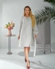 Жіноча пряма сукня з ангори із защипами та паском LadyLike 46 Сірий (ll2126260091409) - зображення 6