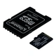 Карта Пам'яті Kingston Canvas Select Plus Gen3 microSDXC (UHS-1) 128gb 10 Class & Adapter Чорний - зображення 1