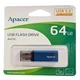 Флеш-накопитель Apacer USB 3.2 Gen 1 AH25C 64GB Blue - изображение 2