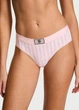 Комплект женского белья Victoria’s Secret Pretty Blossom Pink Stripe (лиф 36C + трусики Hipster M) - изображение 5