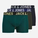 Набор трусов боксеров мужских хлопковых Jack & Jones 423897-99(Deep Teal) M 3 шт Разноцветный (5715829326938) - изображение 1