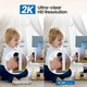Wi-Fi камера для тварин Cinnado 2K (D1), Поворотна 360°, Стеження, Аудіо - зображення 4