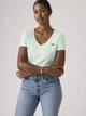 T-shirt damski bawełniany v serek Levi`s Perfect Vneck 85341-0139 S Miętowy (5401030735491) - obraz 3