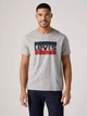 Футболка бавовняна довга чоловіча Levi`s Sportswear Logo Graphic 39636-0002 M Сіра (5400537536006) - зображення 1